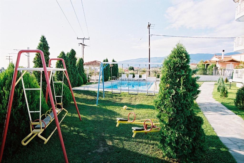 Villa Kolona Leptokaryá Buitenkant foto